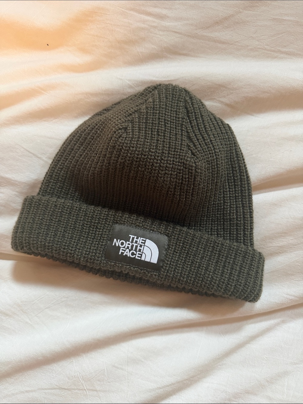 The North Face Olive Knit Cuff Beanie
